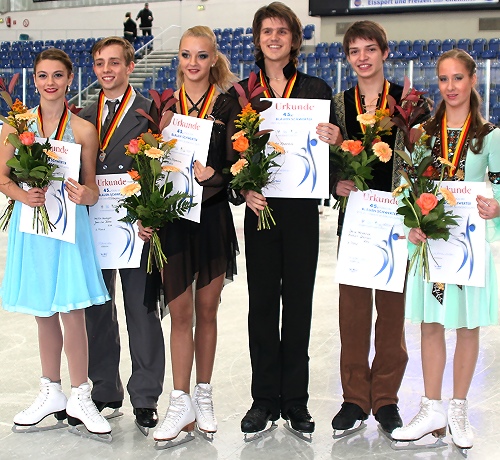 2012 JGP Chemnitz Ice Dance Podium