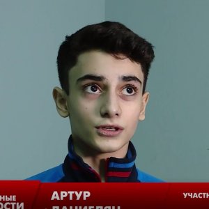 Artur Danielian- 2018 Junior Russian National - Post SP Interview