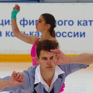 Junior Pairs SP - Karina Akolova/Nikita Rakhmanin