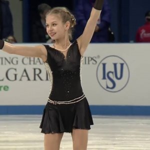 Alexandra Trusova - 2018 World Junior Championships SP
