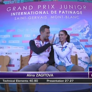 Alina Zagitova - Junior Grand Prix St Gervais 2016, SP