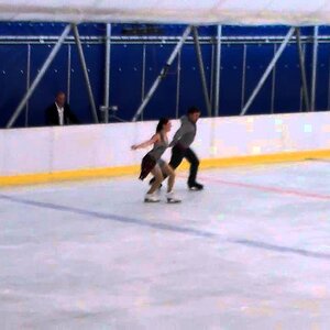 Charlène Guignard & Marco Fabbri - 2014 Exhibition at Ice Emotion Skating Academy 2
