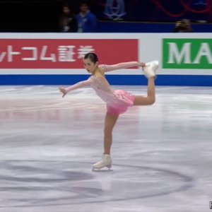 Satoko Miyahara - World Figure Skating Championships 2018 SP (no commentary)