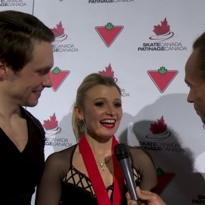 Kirsten Moore-Towers & Michael Marinaro - 2019 Canadian Nationals Gold Medalists' Interview with Elladj Balde