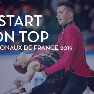 Anastasia Mishina & Aleksandr Galliamov - 2019 Internationaux de France Interview (in English)