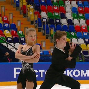 Junior Ice Dance - Vasilisa Kaganoskaya/Valerii Angelopol - Rhythm and Dance