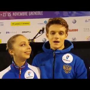 Aleksandra Boikova & Dmitrii Kozlovskii - 2018 Golden Skate Interview