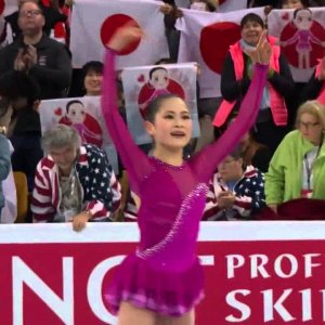 Satoko Miyahara - World Figure Skating Championships 2016 FS (BBC, British commentary)