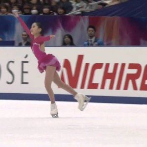 Satoko Miyahara - NHK Trophy 2015 FS (NBC, English commentary)