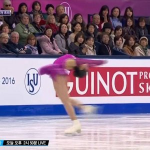 Satoko Miyahara - Grand Prix Final 2015 FS (SBS Sports, Korean commentary)