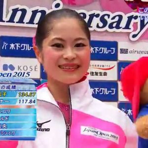 Satoko Miyahara - Japan Open 2015 FS (Japanese commentary)