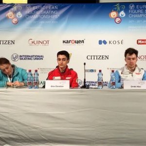 Artur Danielian - 2020 European Championship - SP and FP Press Conference
