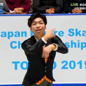 Hiroaki Sato - 2019 Japanese National Figure Skating Championships - SP