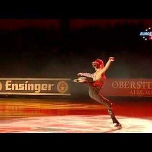 Carolina Kostner - Oberstdorf Gala 2013 - Hallelujah (Eurosport commentary)
