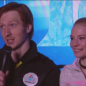 Evgenia Tarasova & Vladimir Morozov - 2018 European Championships Interview (in Russian)