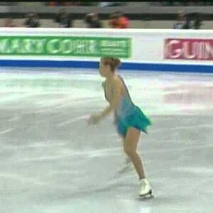 Carolina Kostner - World Figure Skating Championships 2010 FS (CBC, English commentary)