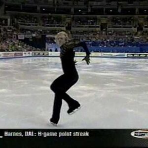 Evgeni Plushenko World Championships 2003 - SP (ABC Commentary)
