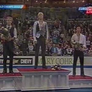 Evgeni Plushenko World Championships 2003 - Medal Ceremony
