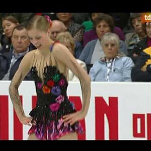 Carolina Kostner - World Figure Skating Championships 2009 SP (tdp, Spanish commentary)