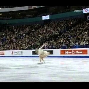 Carolina Kostner - European Figure Skating Championships 2009 FS (Russian commentary)