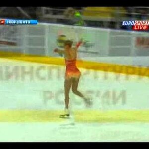 Carolina Kostner - Cup of Russia 2008 FS (Eurosport, British commentary)