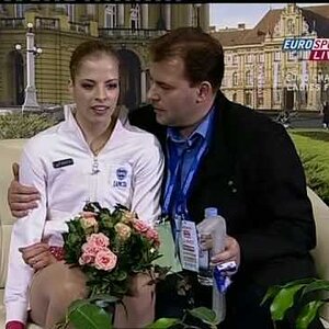 Carolina Kostner - European Figure Skating Championships 2008 FS (Eurosport, British commentary)