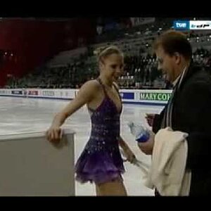 Carolina Kostner - Grand Prix Final 2007 SP (tdp, Spanish commentary)
