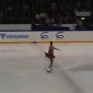 Carolina Kostner - Finlandia Trophy 2007 FS (rinkside video)