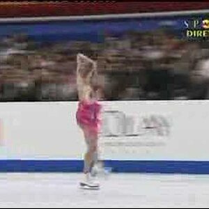 Carolina Kostner - World Figure Skating Championships 2007 FS (Sport Diretta, Italian commentary)
