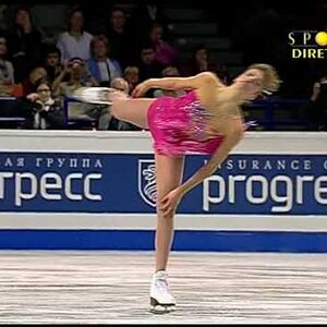 Carolina Kostner - European Figure Skating Championships 2007 FS (Sport Diretta, Italian commentary)