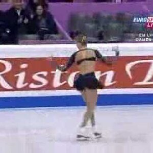 Carolina Kostner - European Figure Skating Championships 2006 LP (Eurosport, British commentary)