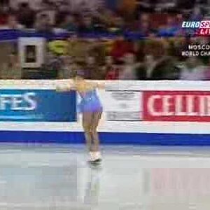 Carolina Kostner - World Figure Skating Championships 2005 SP (Eurosport, Dutch commentary)