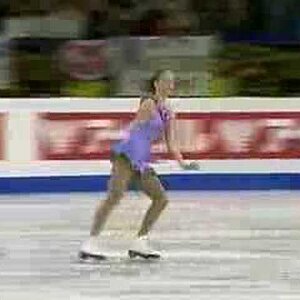 Carolina Kostner - World Figure Skating Championships 2005 LP (ESPN, English commentary)