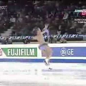 Carolina Kostner - European Figure Skating Championships 2006 LP (Eurosport, German commentary)