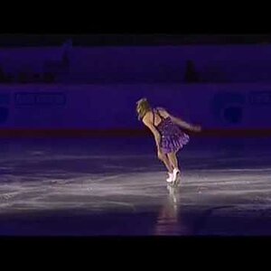 Carolina Kostner - 2009 Exhibition in Brescia - Ain't No Sunshine - (no commentary)