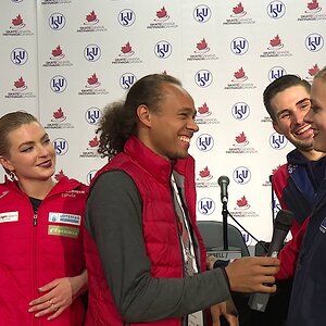 Olivia Smart & Adrián Díaz - 2018 Interview at Skate Canada