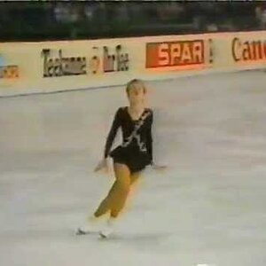 Claudia Leistner 1982 Europeans Long Program