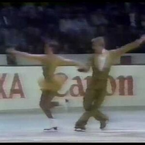 Torvill & Dean (GBR) - 1982 World Figure Skating Championships, Free Dance (US, ABC)("Mack & Mabel")