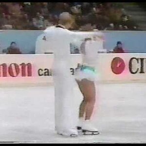 Torvill & Dean (GBR) - 1983 World Figure Skating Championships, Free Dance (US, CBS) ("Barnum")