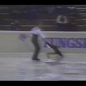 Torvill & Dean (GBR) - 1984 Europeans, Ice Dancing, Original Set Pattern ("Paso Doble") (US, CBS)