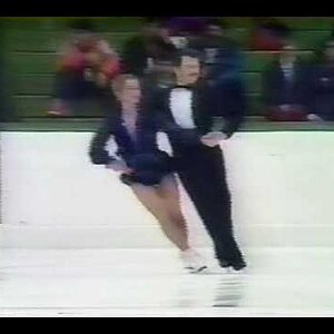 Fox & Dalley (USA) - 1984 Sarajevo, ice Dancing, Compulsory Dance, No.2