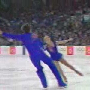 Jill Watson and Burt Lancon 1984 Olympics LP