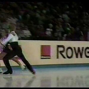 Torvill & Dean (GBR) - 1984 Worlds, Ice Dancing, Original Set Pattern ("Paso Doble") (US, CBS)