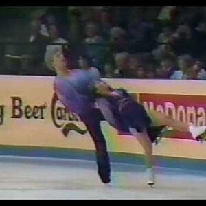 Torvill & Dean (GBR) - 1984 Worlds, Ice Dancing, Free Dance (US, CBS) ("Bolero")
