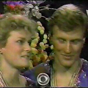 1984 World Figure Skating Championships CBS clips