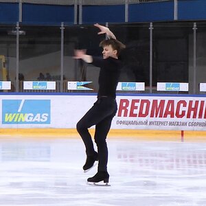 Artur Gachinski - Exhibition skate at Mishin Cup, April 2017 (best version!!!)