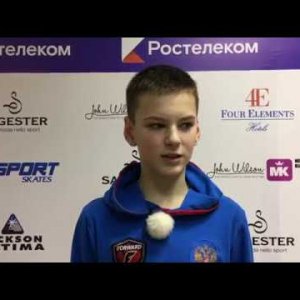 Artem Kovalev - 2019 Junior Russian National - Post FP Interview