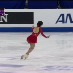 Satoko Miyahara - World Figure Skating Championships 2015 FS (CBC, English commentary)