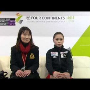 Satoko Miyahara - Four Continents Figure Skating Championships 2015 FS (no commentary)