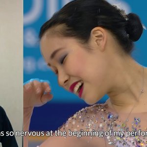 Mai Mihara Talking in English about her FS- Krasnoyarsk 2019 Universiade